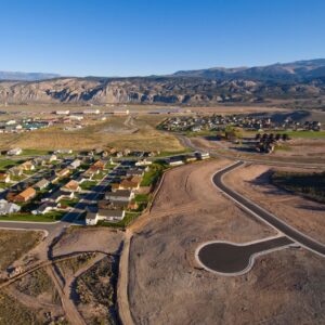 Rural and residential land side-by-side