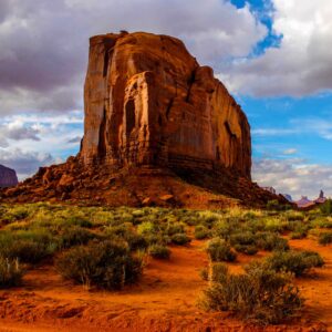 Rocky desert land in New Mexico