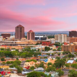 Albuquerque, New Mexico cityscape