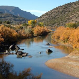 Rio Grande river in New Mexico