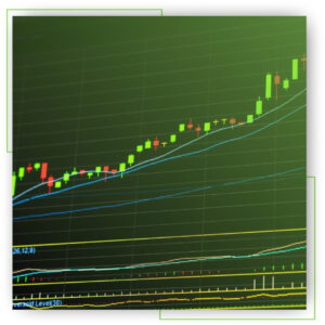 Investment graph rising