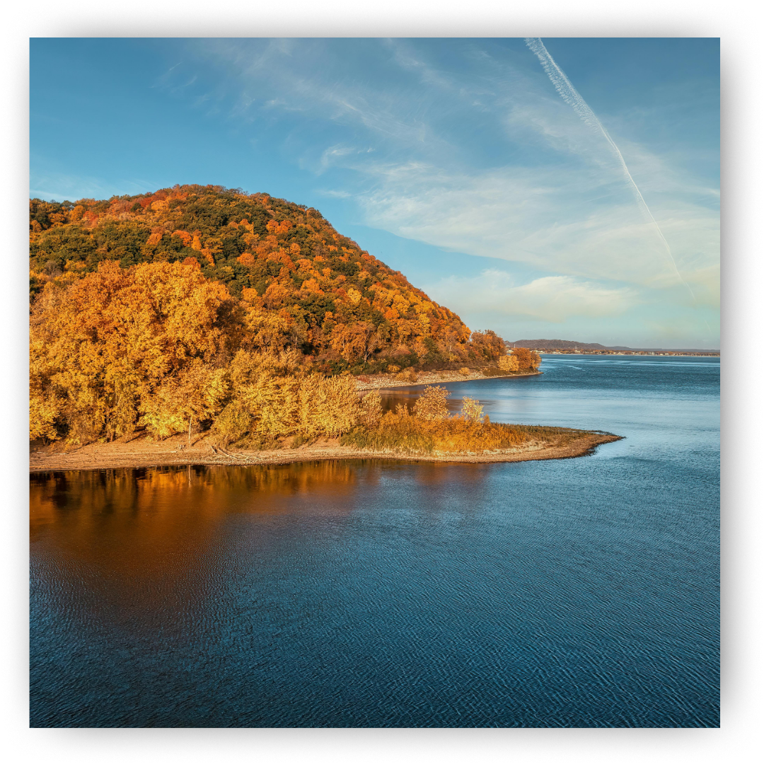 Minnesota landscape and lake